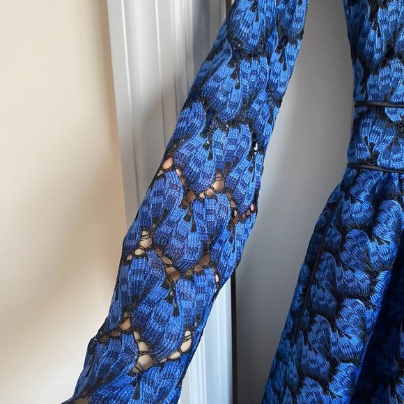 Dark blue long sleeve cocktail dress, size 1, Maje - Picture 8 of 15